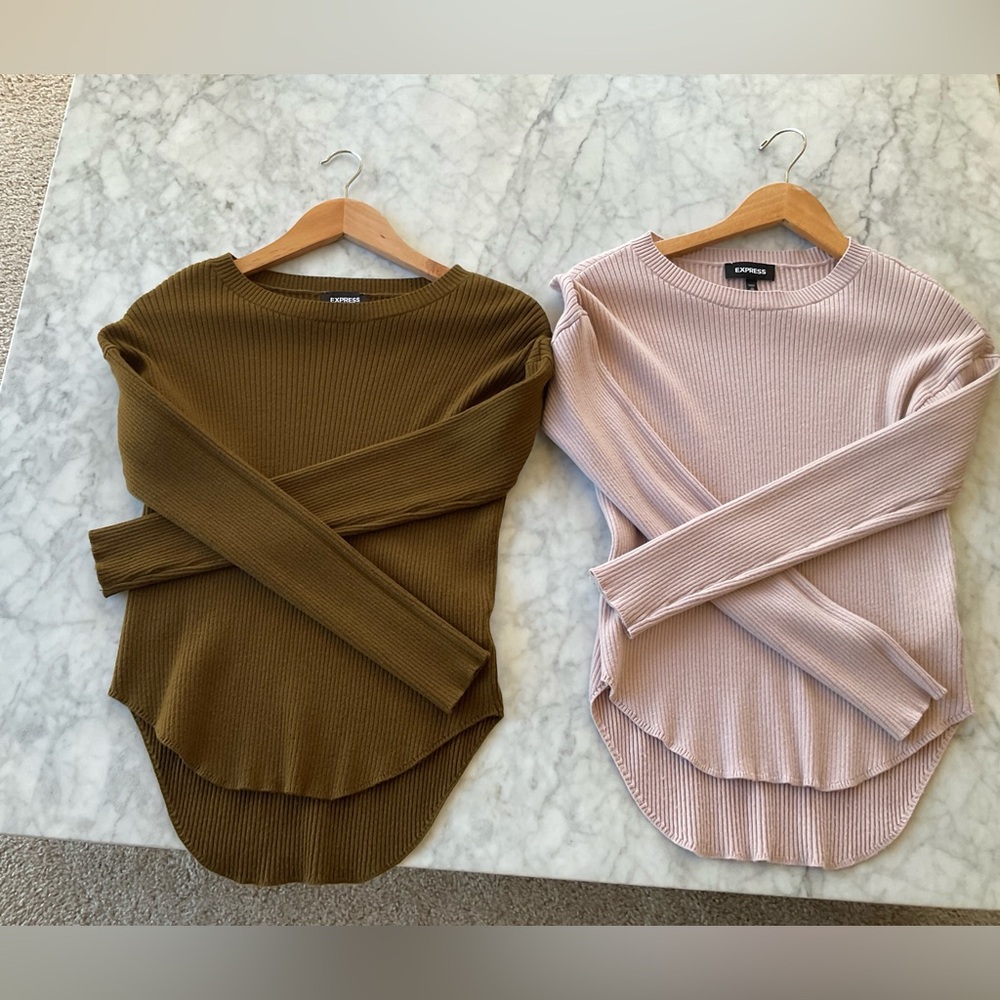 BOGO!! Express high low sweaters XS